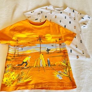 Mayoral Skateboard Print T-Shirts Set of 2 (Pre-Loved)